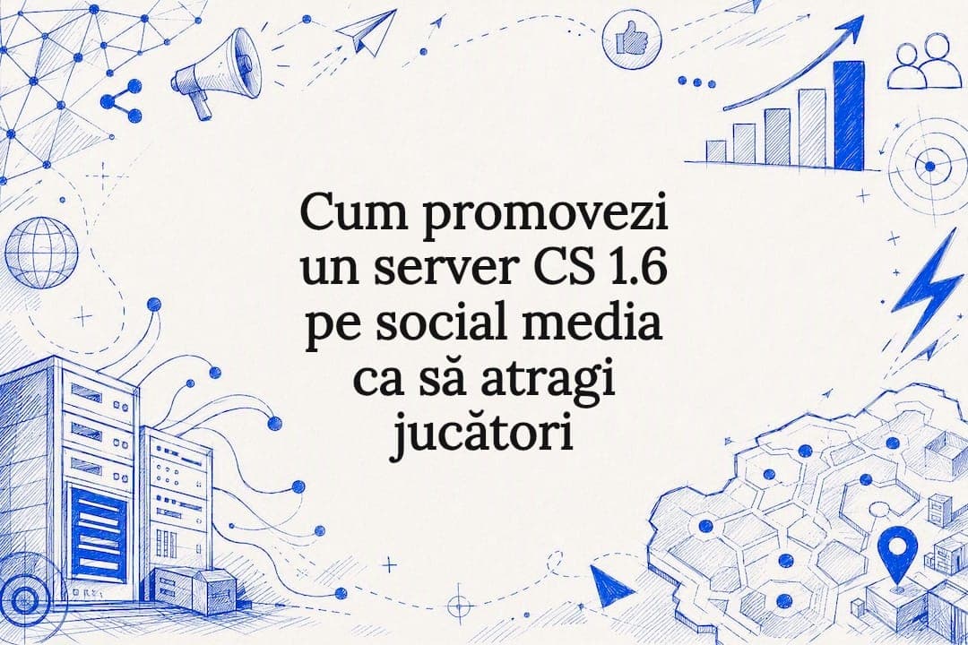 Cum promovezi un server CS 1.6 pe social media ca să atragi jucători